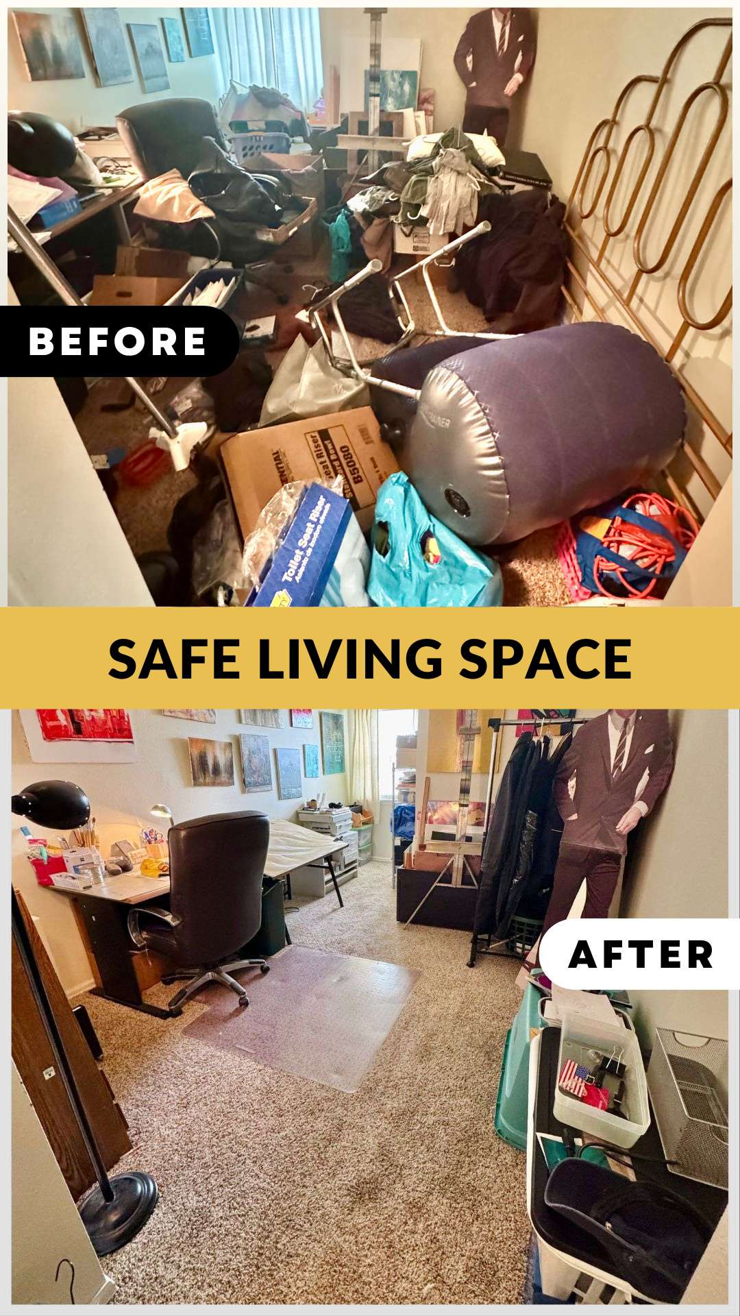 Home organizing transformation Colorado Springs